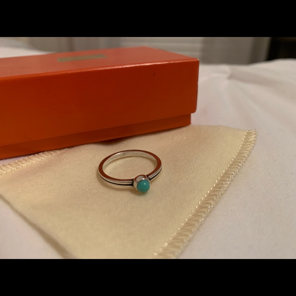 James Avery Tiny Turquoise Stacker
